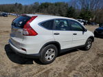 2015 Honda Cr-v Lx White vin: 5J6RM4H3XFL040492