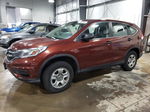 2015 Honda Cr-v Lx Brown vin: 5J6RM4H3XFL120598