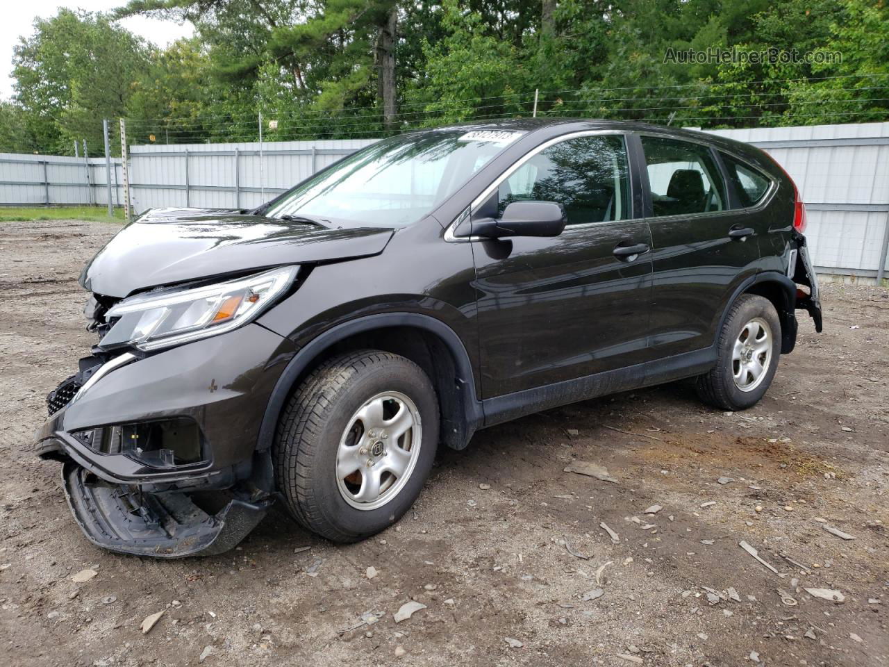 2015 Honda Cr-v Lx Black vin: 5J6RM4H3XFL126501