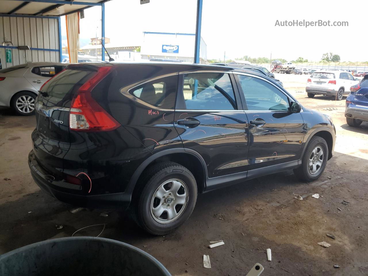 2016 Honda Cr-v Lx Black vin: 5J6RM4H3XGL104158