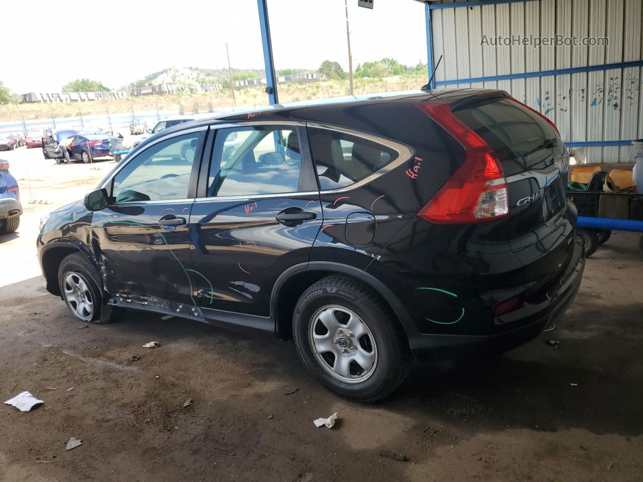 2016 Honda Cr-v Lx Black vin: 5J6RM4H3XGL104158