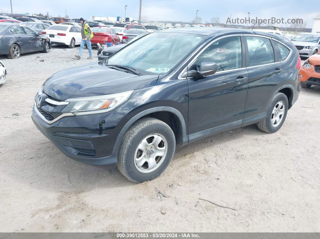 2016 Honda Cr-v Lx Черный vin: 5J6RM4H3XGL125253