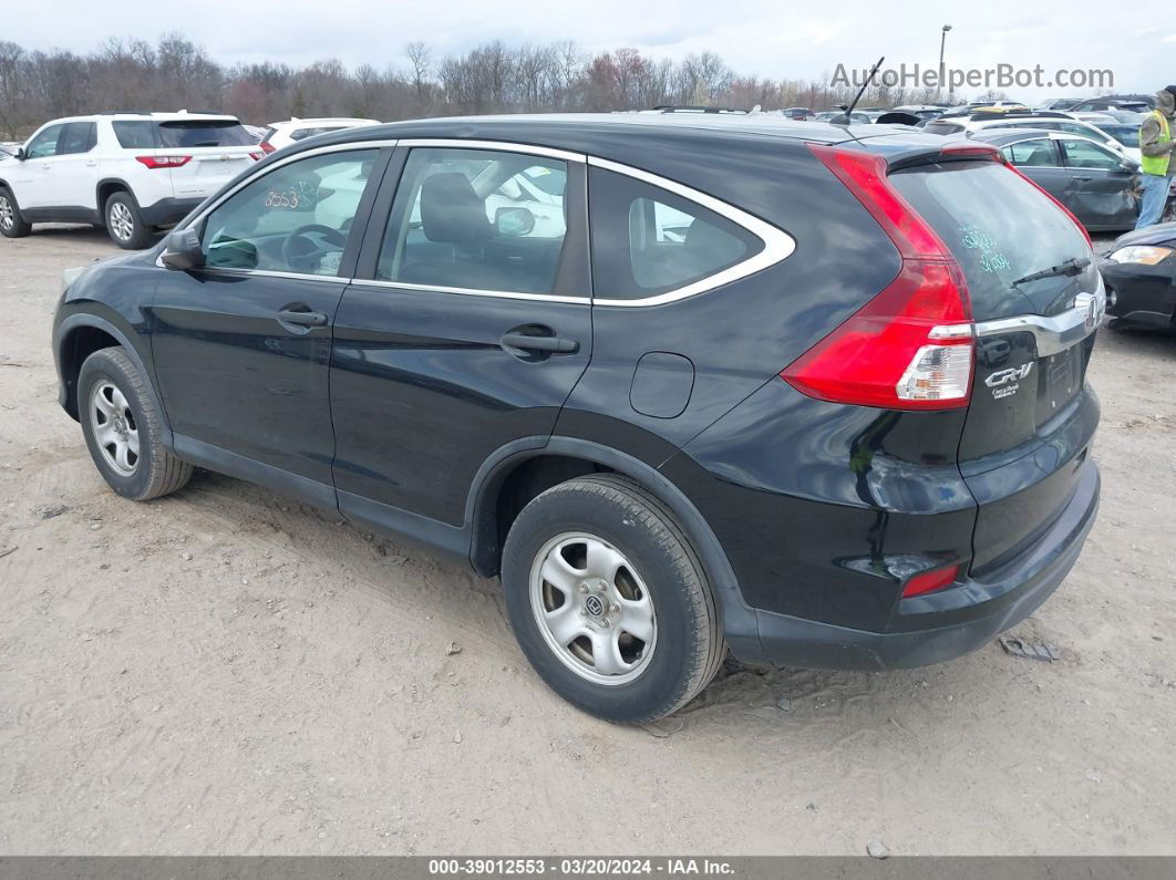 2016 Honda Cr-v Lx Черный vin: 5J6RM4H3XGL125253