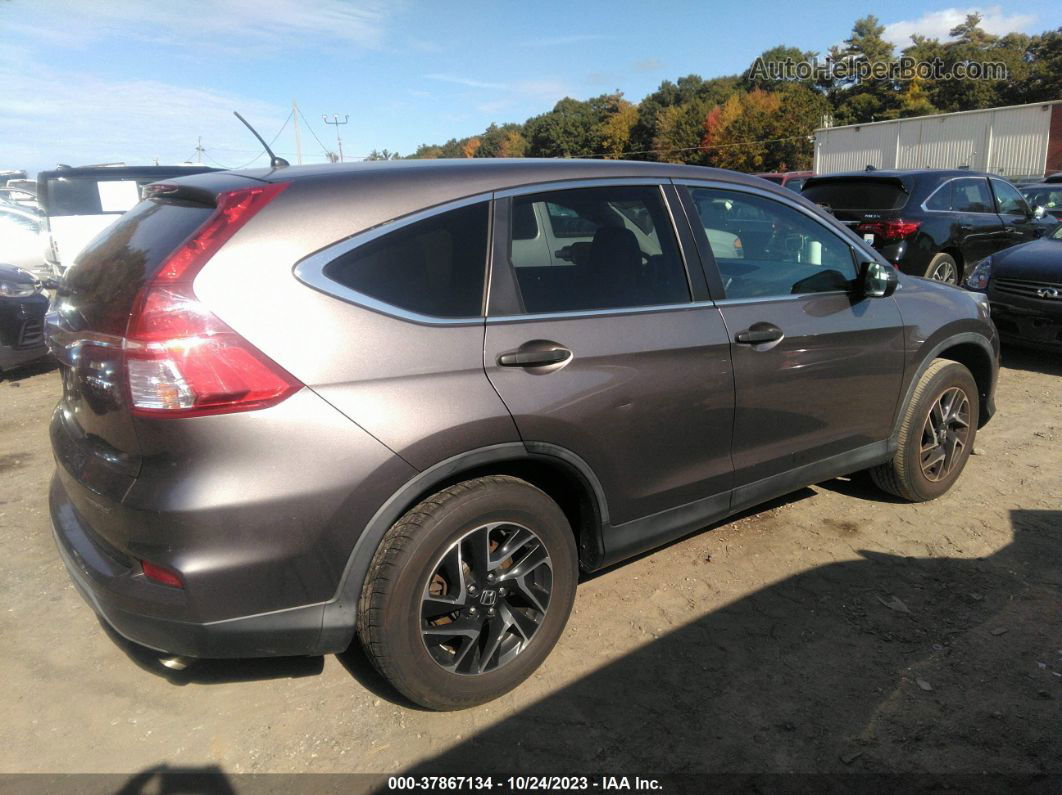 2016 Honda Cr-v Se Серый vin: 5J6RM4H41GL069860