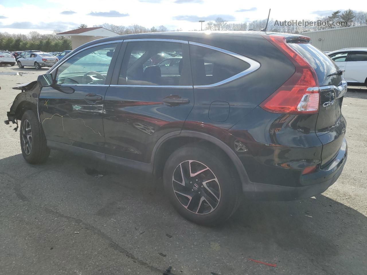 2016 Honda Cr-v Se Black vin: 5J6RM4H43GL029490