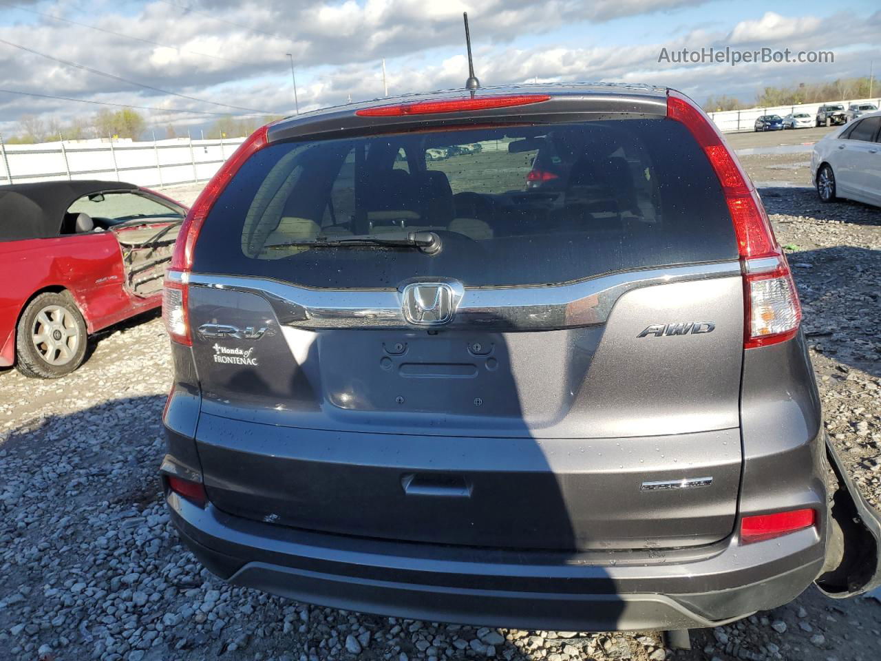 2016 Honda Cr-v Se Серый vin: 5J6RM4H43GL089916