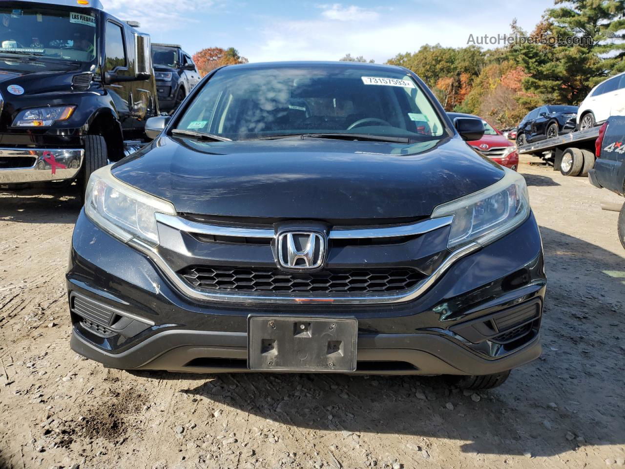 2016 Honda Cr-v Se Black vin: 5J6RM4H44GL029451