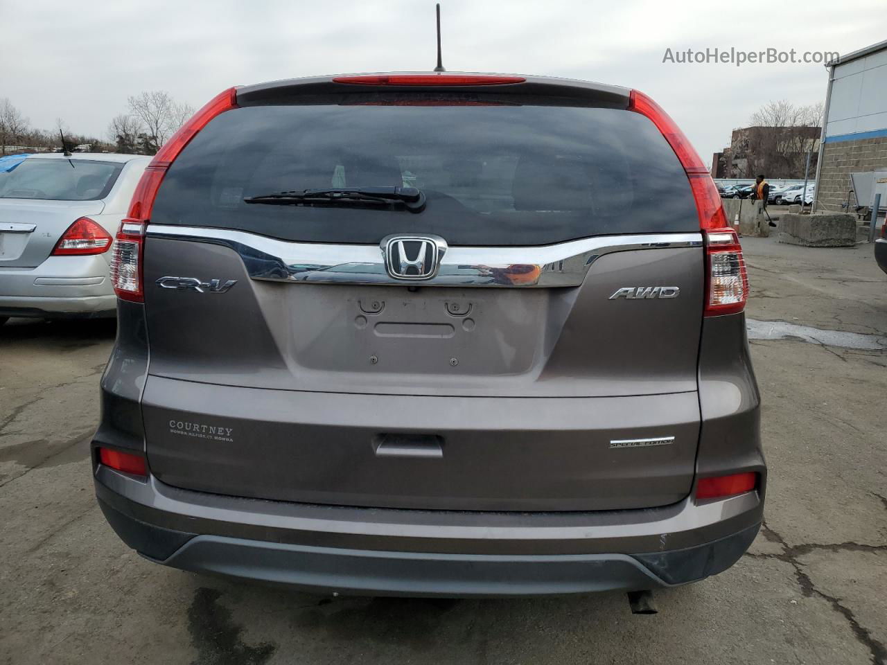 2016 Honda Cr-v Se Brown vin: 5J6RM4H45GL100186