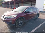 2016 Honda Cr-v Se Maroon vin: 5J6RM4H47GL032196