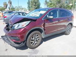 2016 Honda Cr-v Se Темно-бордовый vin: 5J6RM4H47GL044705