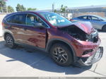 2016 Honda Cr-v Se Maroon vin: 5J6RM4H47GL044705