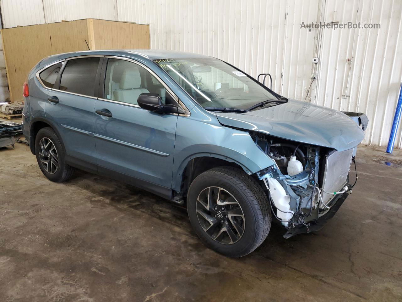 2016 Honda Cr-v Se Blue vin: 5J6RM4H48GL082430