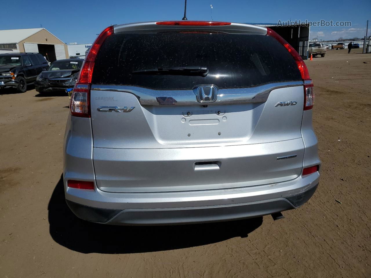 2016 Honda Cr-v Se Silver vin: 5J6RM4H48GL130332