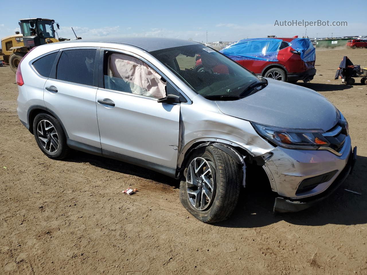 2016 Honda Cr-v Se Silver vin: 5J6RM4H48GL130332