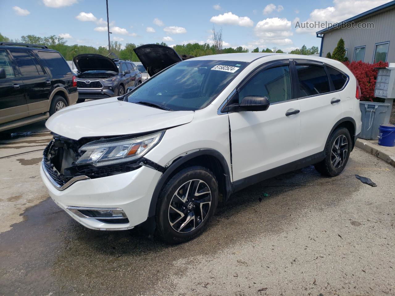 2016 Honda Cr-v Se Белый vin: 5J6RM4H4XGL056704