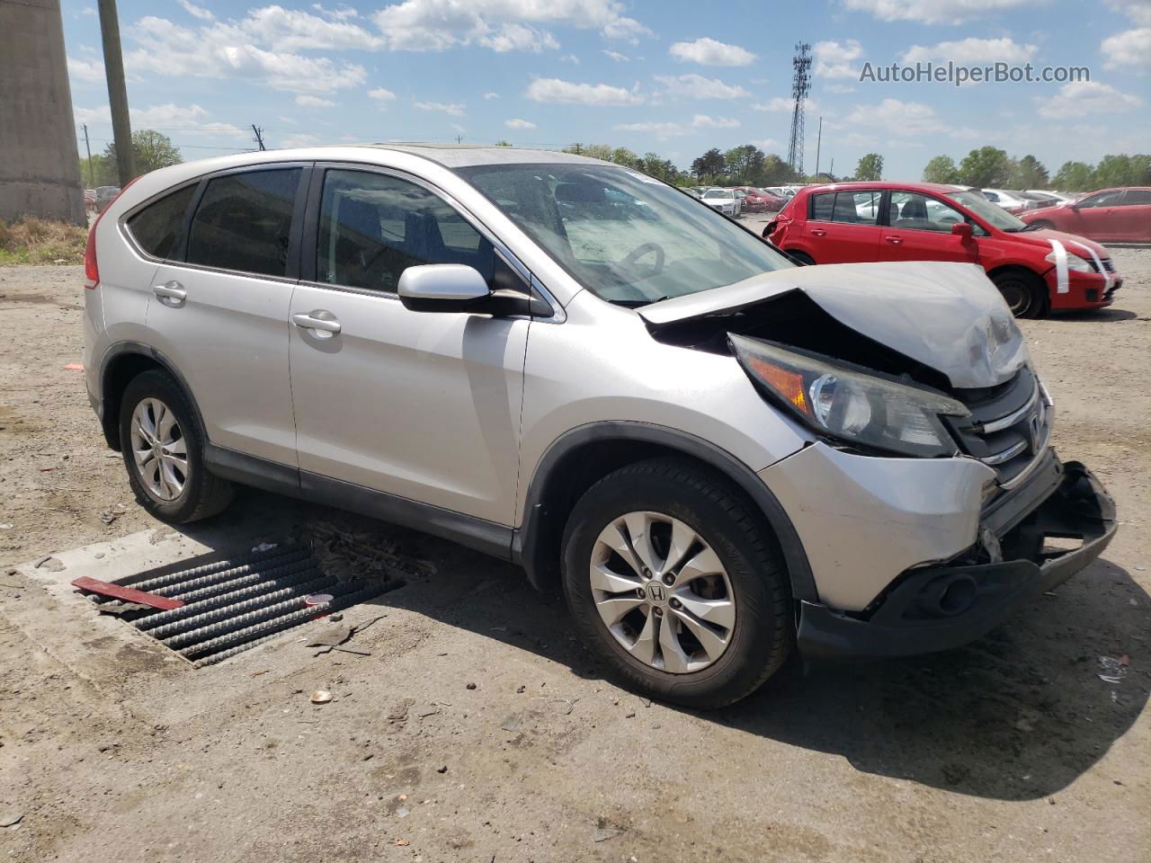 2012 Honda Cr-v Ex Silver vin: 5J6RM4H50CL020068