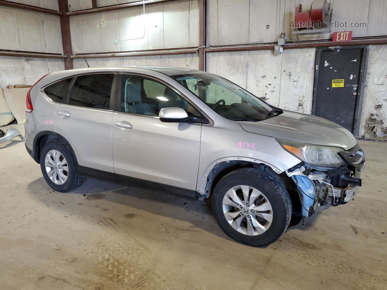 2012 Honda Cr-v Ex White vin: 5J6RM4H50CL024007