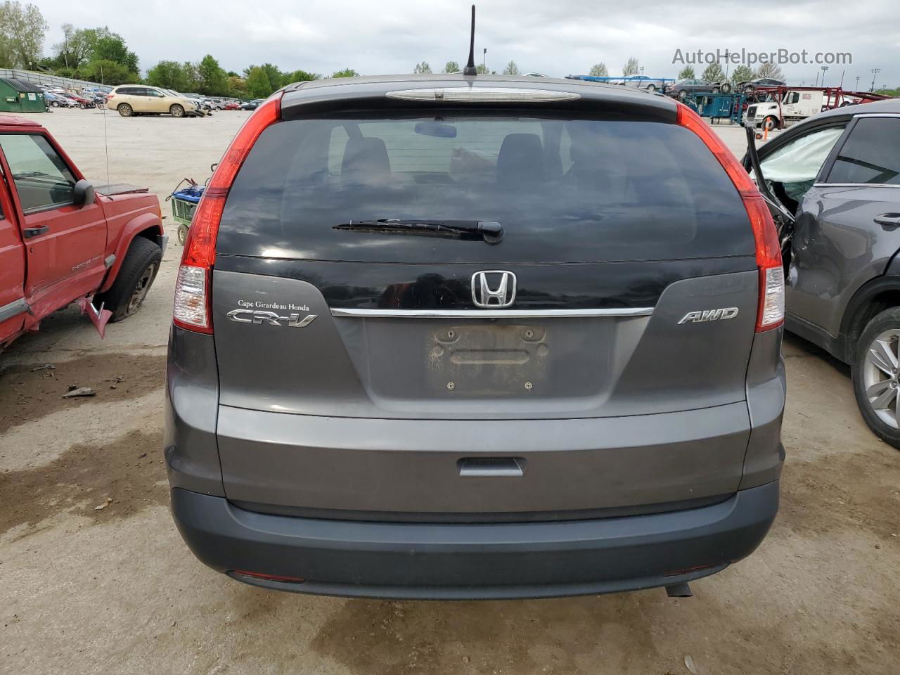 2012 Honda Cr-v Ex Серый vin: 5J6RM4H50CL043267