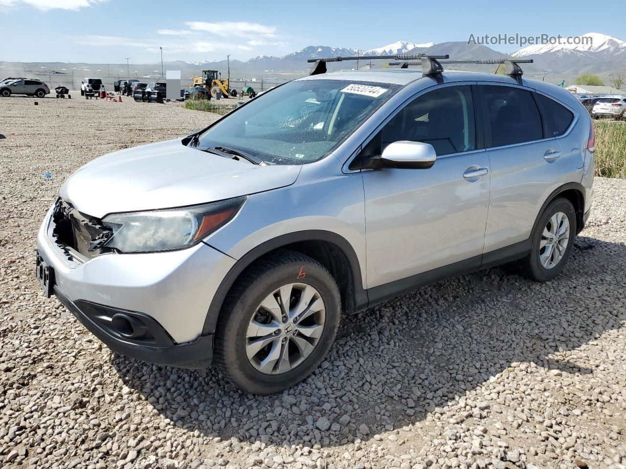 2012 Honda Cr-v Ex Silver vin: 5J6RM4H50CL080710