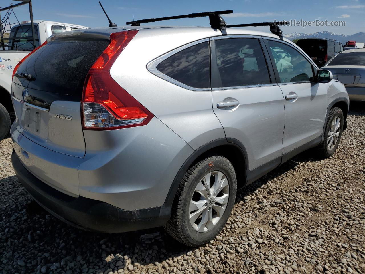 2012 Honda Cr-v Ex Silver vin: 5J6RM4H50CL080710