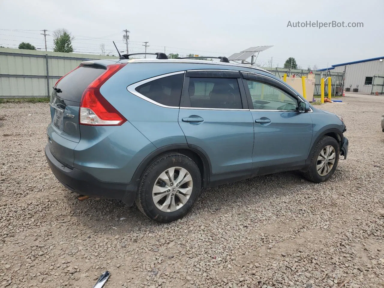 2013 Honda Cr-v Ex Turquoise vin: 5J6RM4H50DL004079