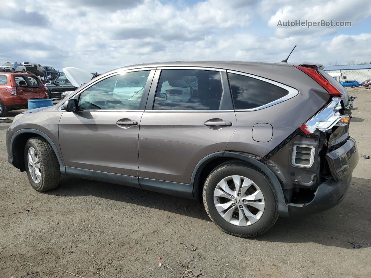 2013 Honda Cr-v Ex Gray vin: 5J6RM4H50DL051113