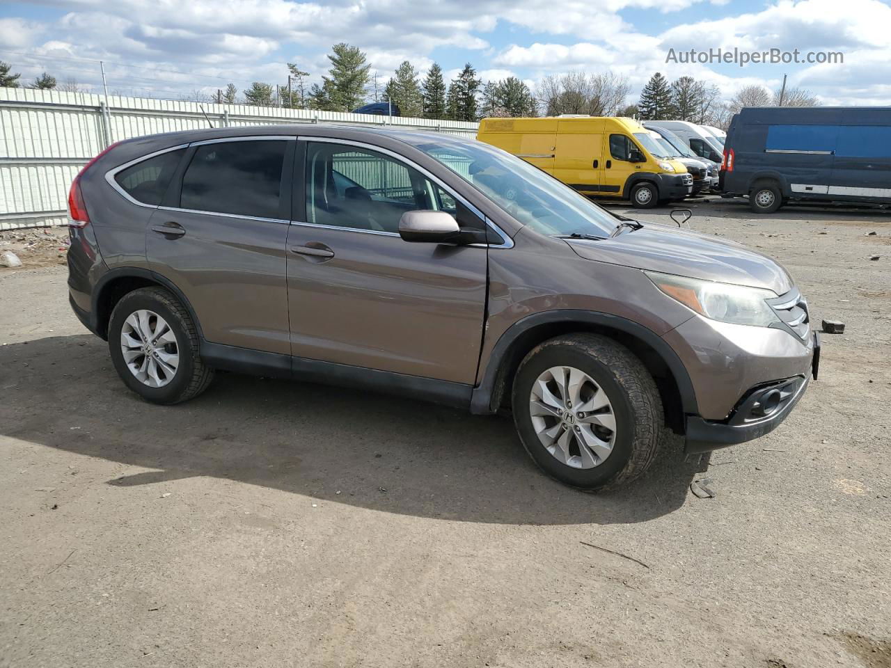 2013 Honda Cr-v Ex Серый vin: 5J6RM4H50DL051113