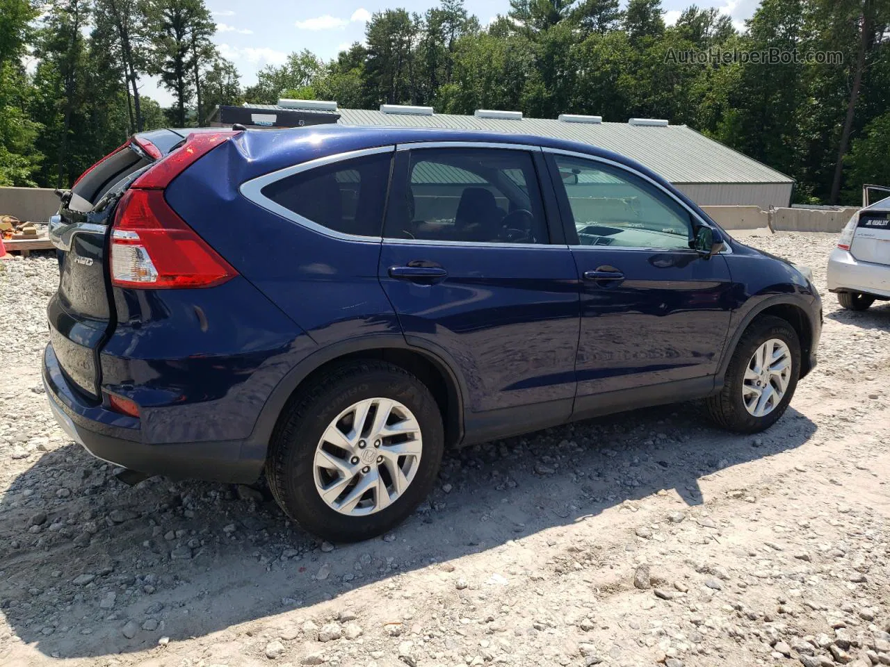 2015 Honda Cr-v Ex Blue vin: 5J6RM4H50FL078721