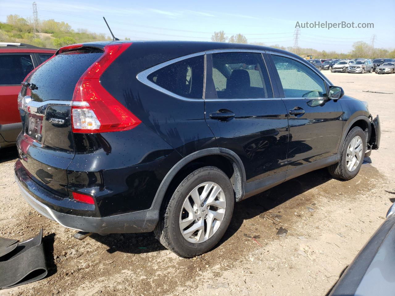 2016 Honda Cr-v Ex Black vin: 5J6RM4H50GL029097