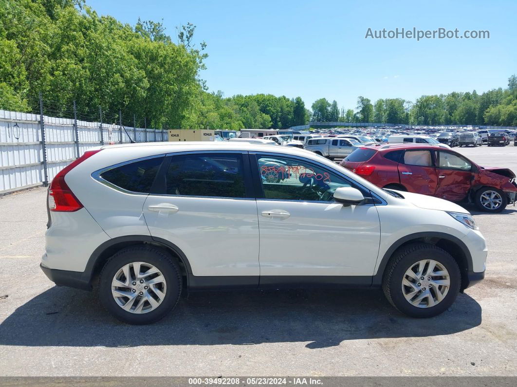 2016 Honda Cr-v Ex White vin: 5J6RM4H50GL080177