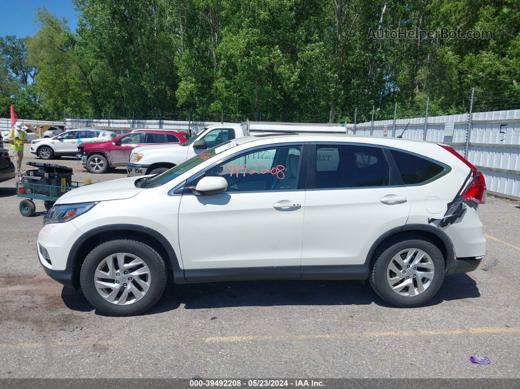 2016 Honda Cr-v Ex White vin: 5J6RM4H50GL080177