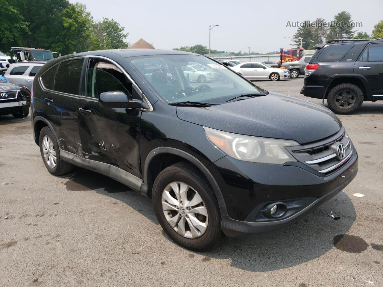 2012 Honda Cr-v Ex Black vin: 5J6RM4H51CL039616