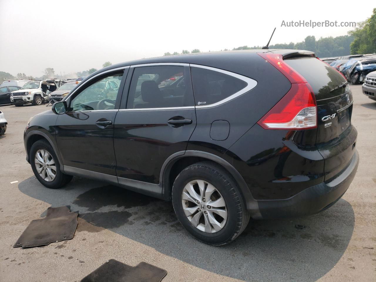 2012 Honda Cr-v Ex Black vin: 5J6RM4H51CL039616