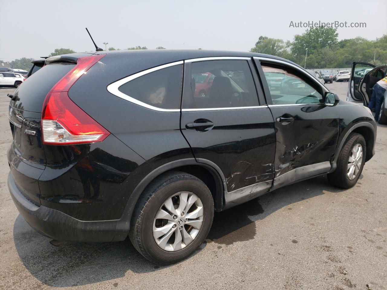 2012 Honda Cr-v Ex Black vin: 5J6RM4H51CL039616