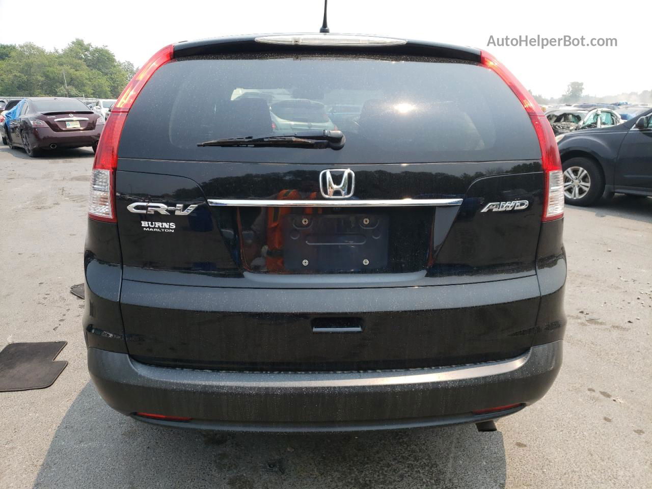 2012 Honda Cr-v Ex Black vin: 5J6RM4H51CL039616