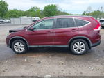 2012 Honda Cr-v Ex Бордовый vin: 5J6RM4H51CL043357