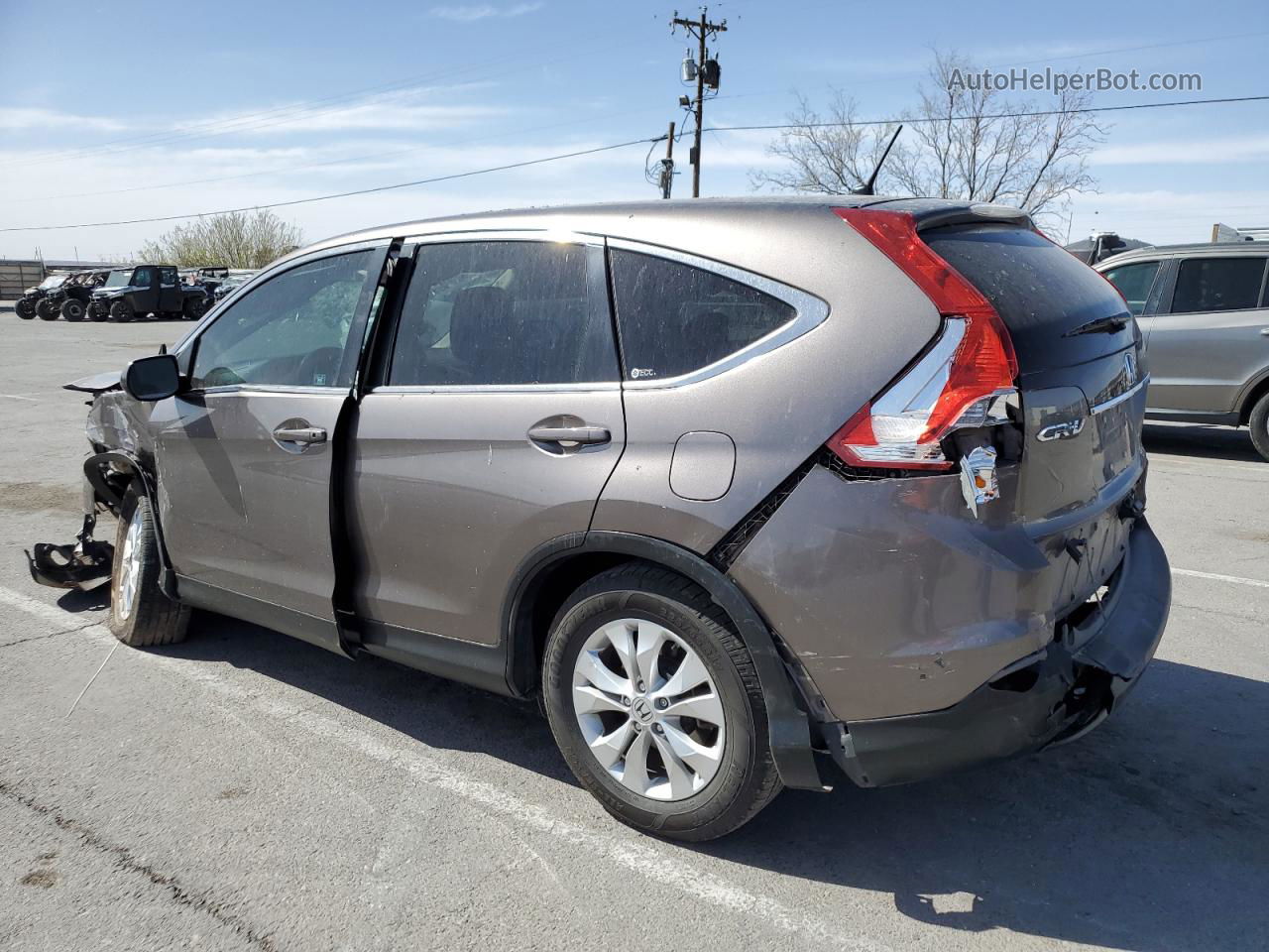 2012 Honda Cr-v Ex Серый vin: 5J6RM4H51CL061809