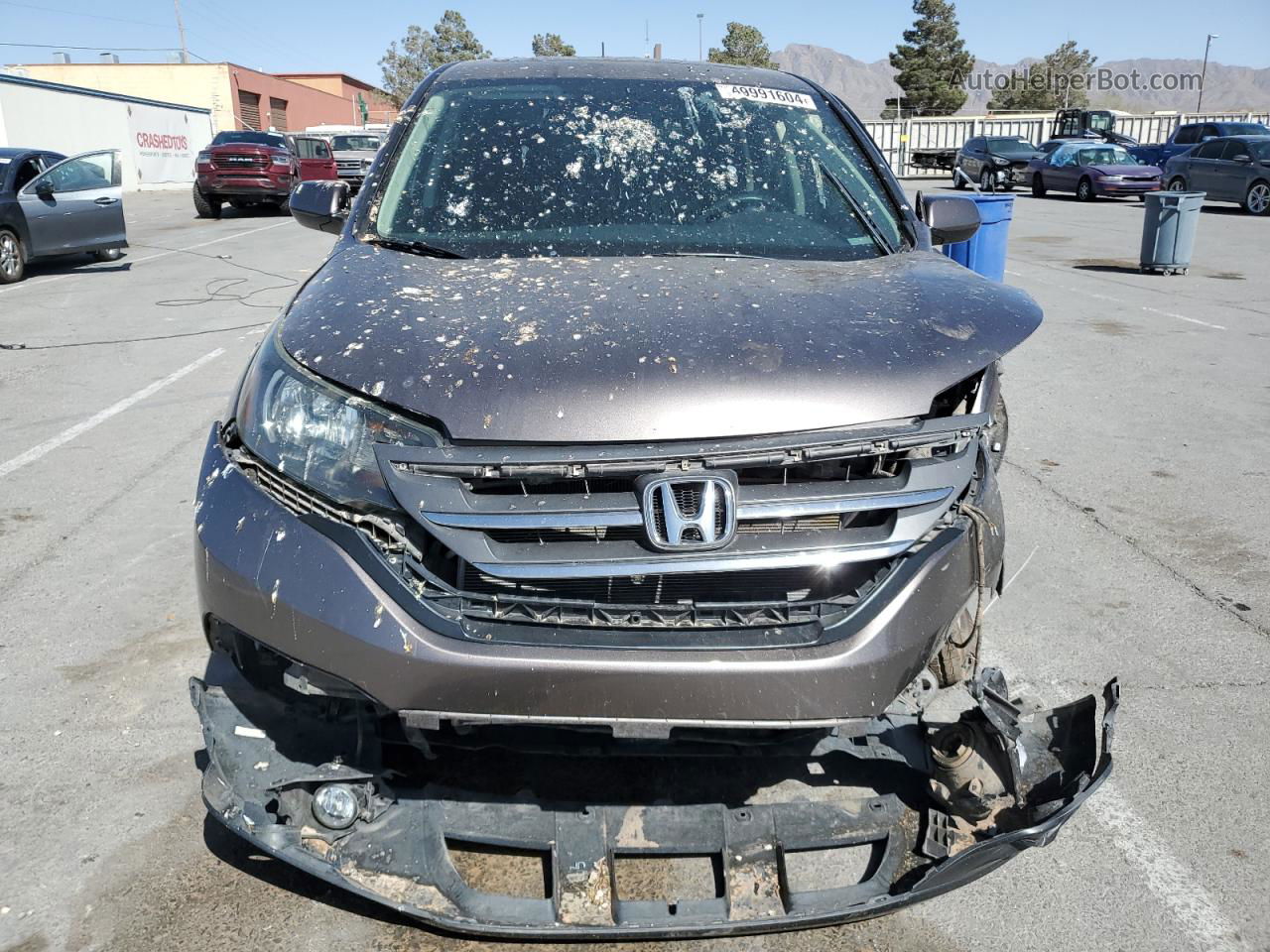 2012 Honda Cr-v Ex Gray vin: 5J6RM4H51CL061809