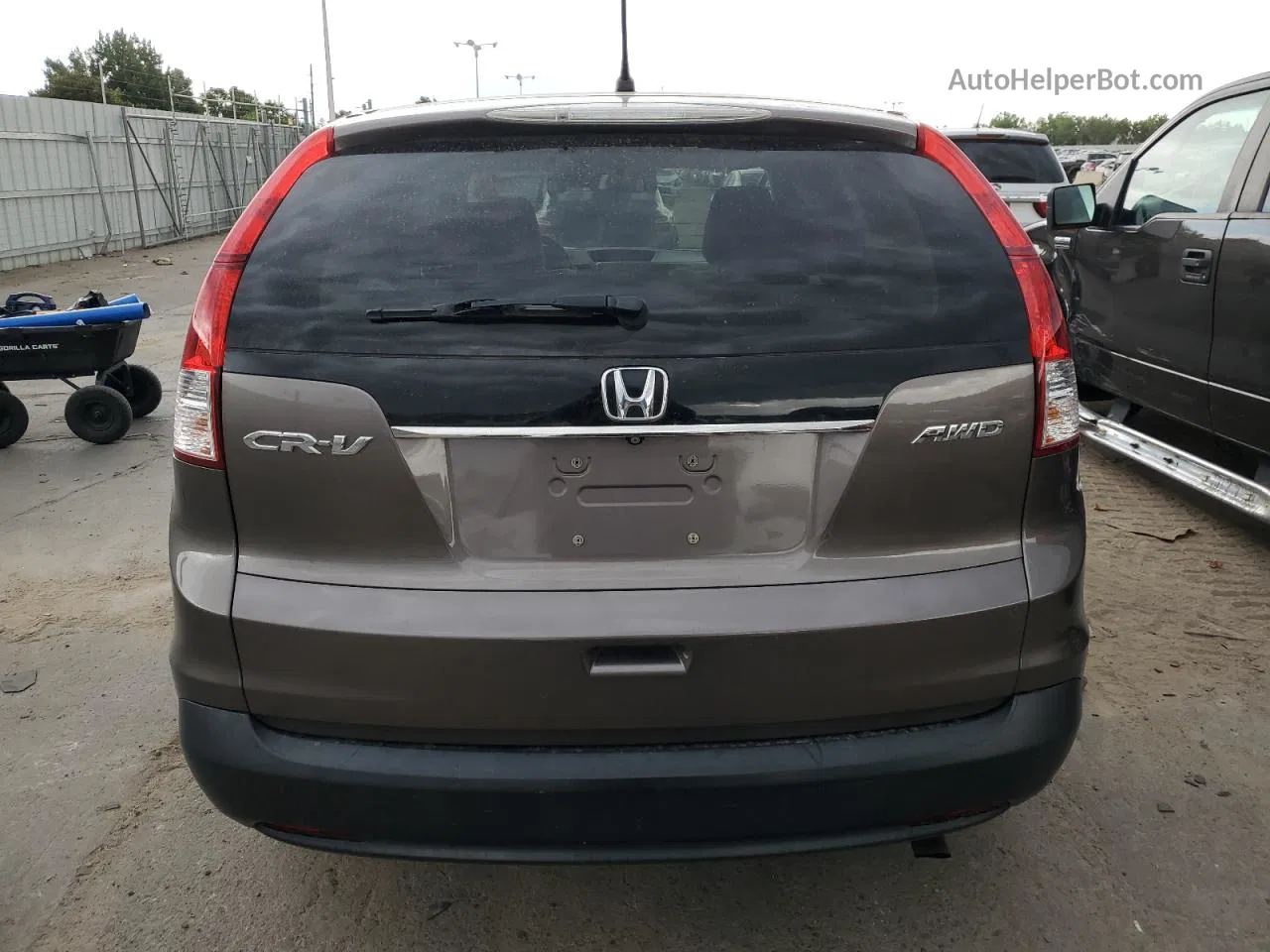 2013 Honda Cr-v Ex Коричневый vin: 5J6RM4H51DL052139