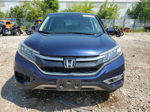 2015 Honda Cr-v Ex Blue vin: 5J6RM4H51FL091008