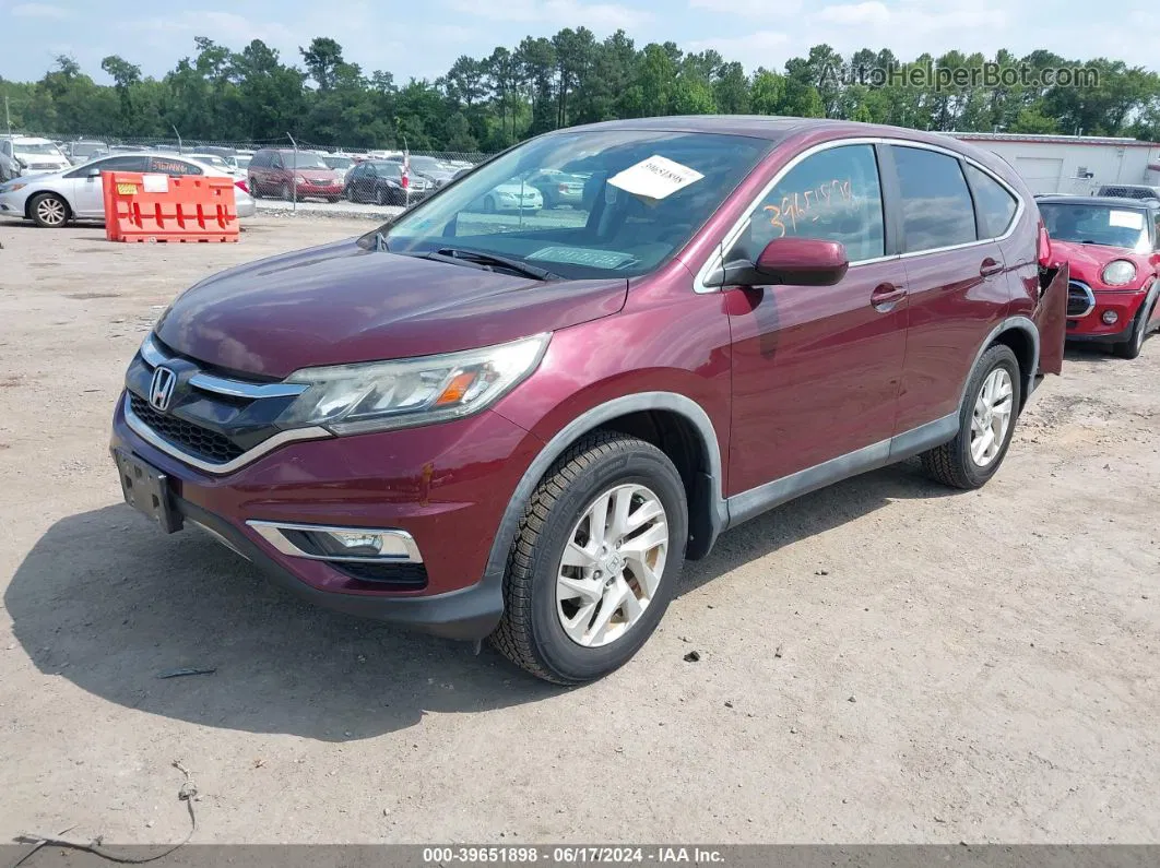 2015 Honda Cr-v Ex Maroon vin: 5J6RM4H51FL113167