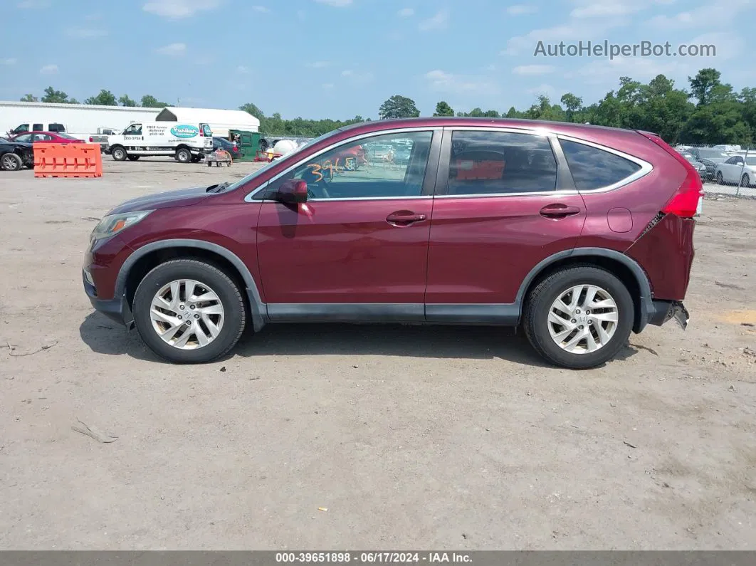 2015 Honda Cr-v Ex Maroon vin: 5J6RM4H51FL113167