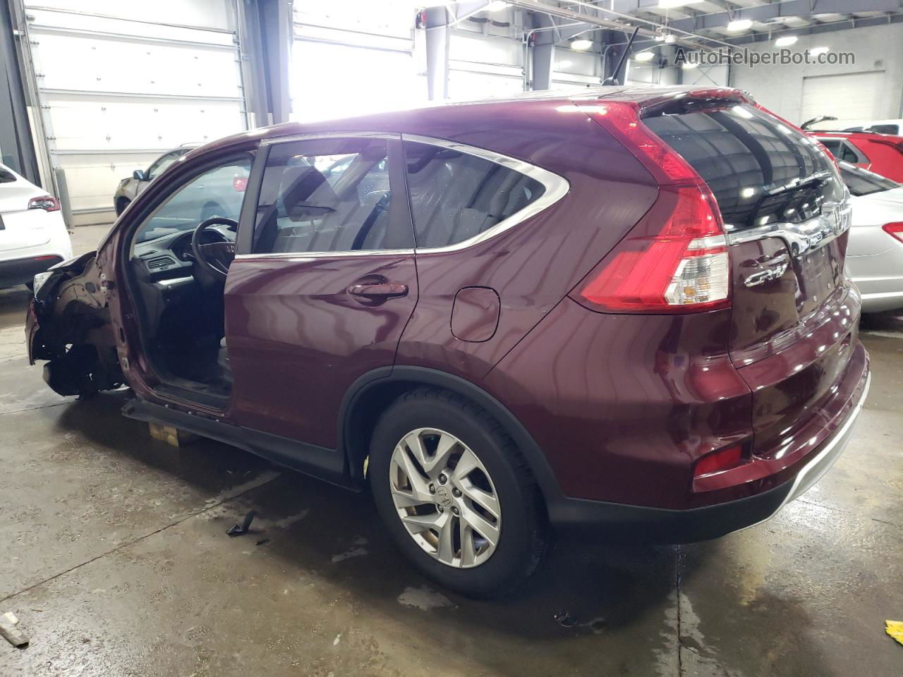 2016 Honda Cr-v Ex Maroon vin: 5J6RM4H51GL041744