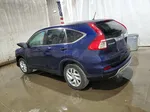 2016 Honda Cr-v Ex Blue vin: 5J6RM4H51GL105099