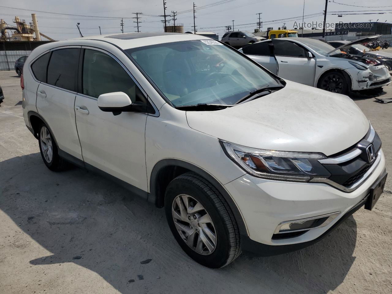 2016 Honda Cr-v Ex Белый vin: 5J6RM4H51GL138748