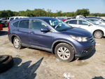 2012 Honda Cr-v Ex Blue vin: 5J6RM4H52CL005040