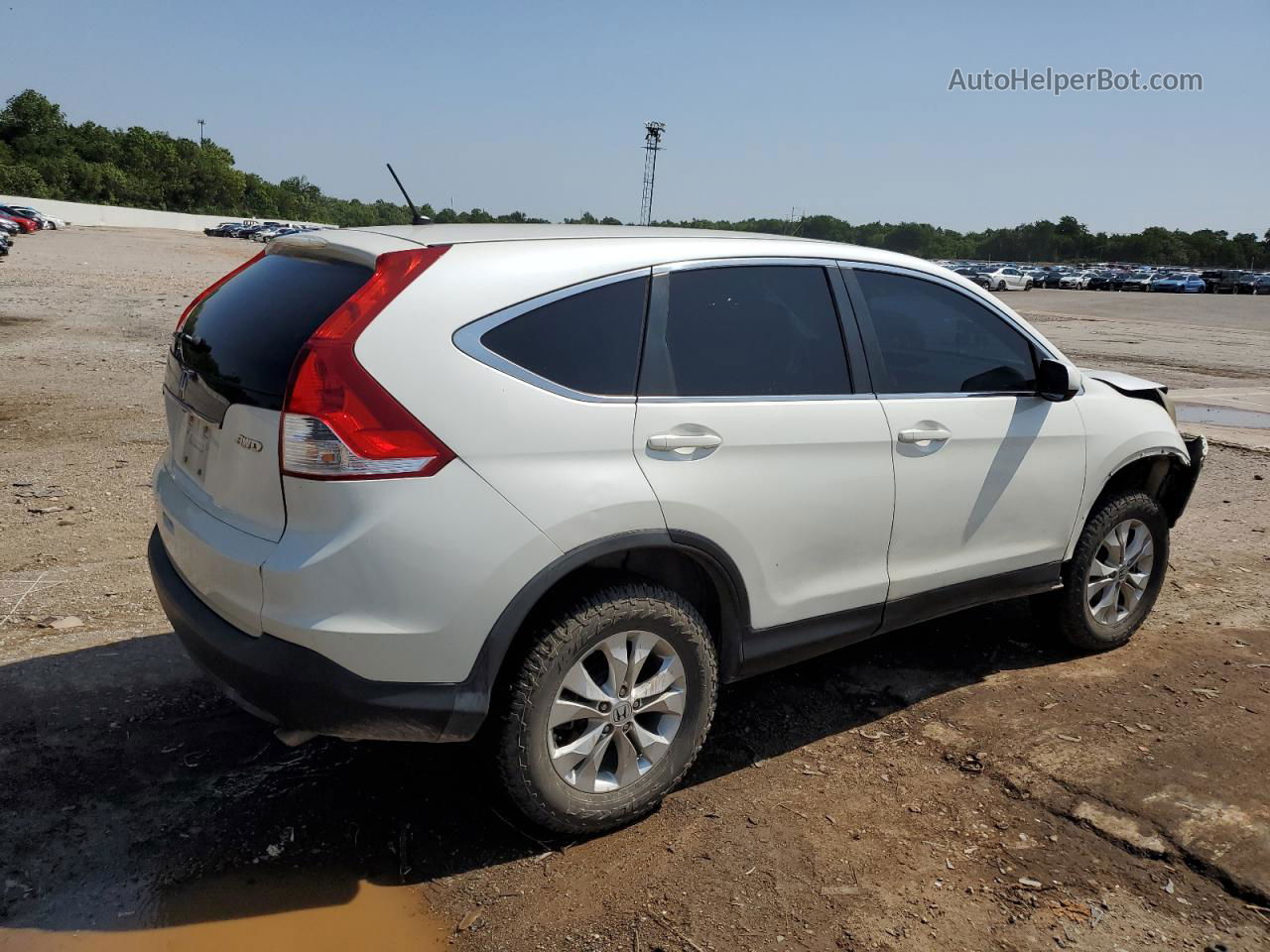 2012 Honda Cr-v Ex Белый vin: 5J6RM4H52CL054447