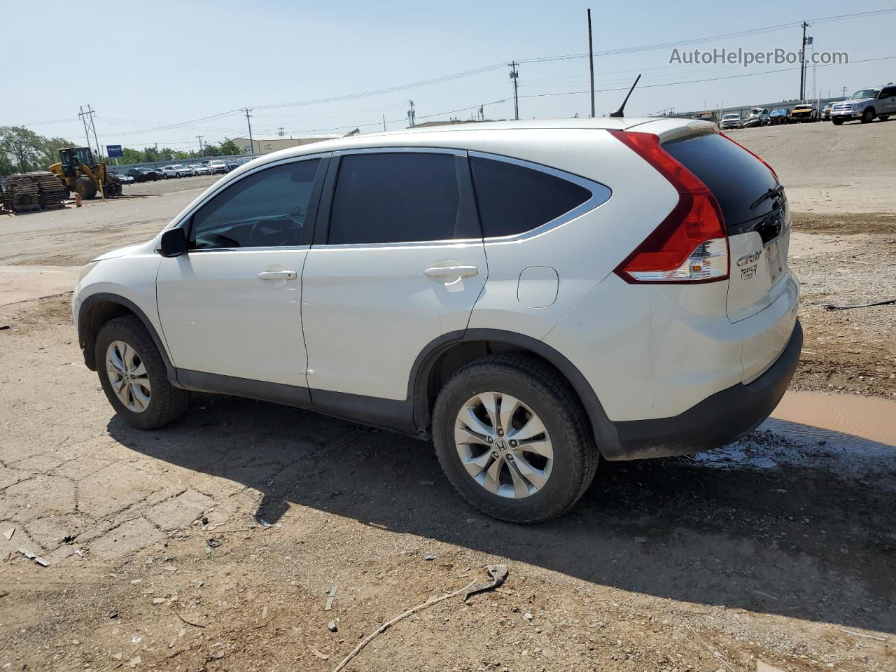 2012 Honda Cr-v Ex White vin: 5J6RM4H52CL054447