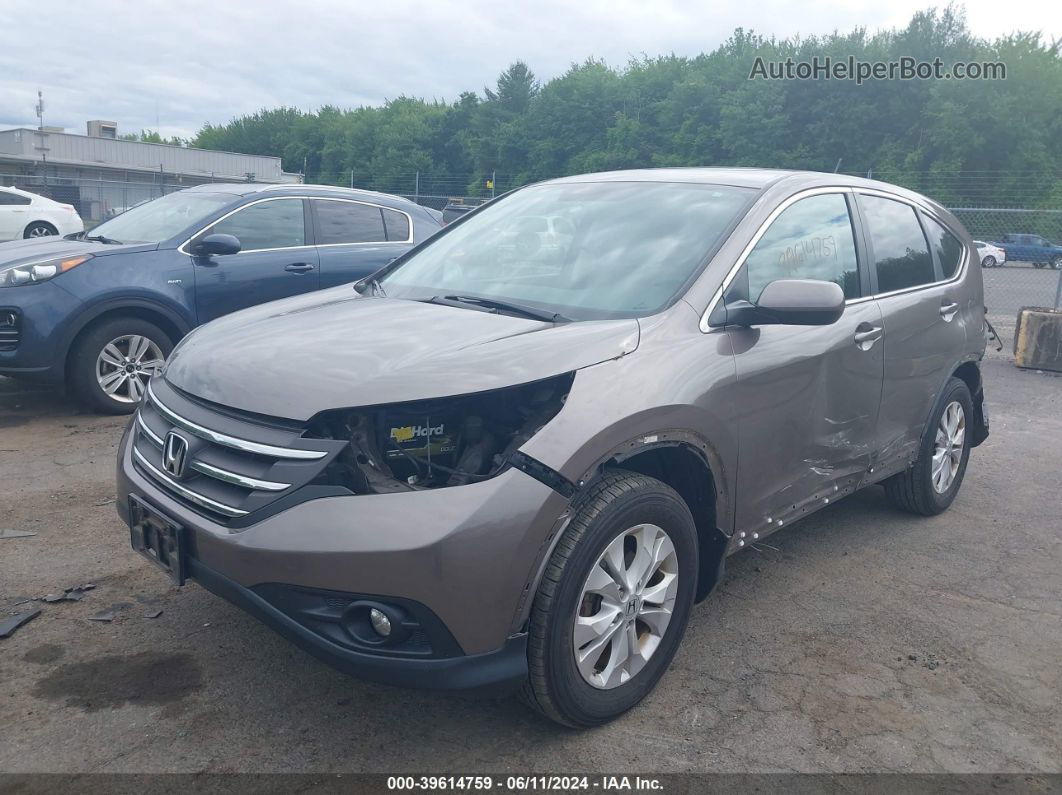 2013 Honda Cr-v Ex Gray vin: 5J6RM4H52DL029422