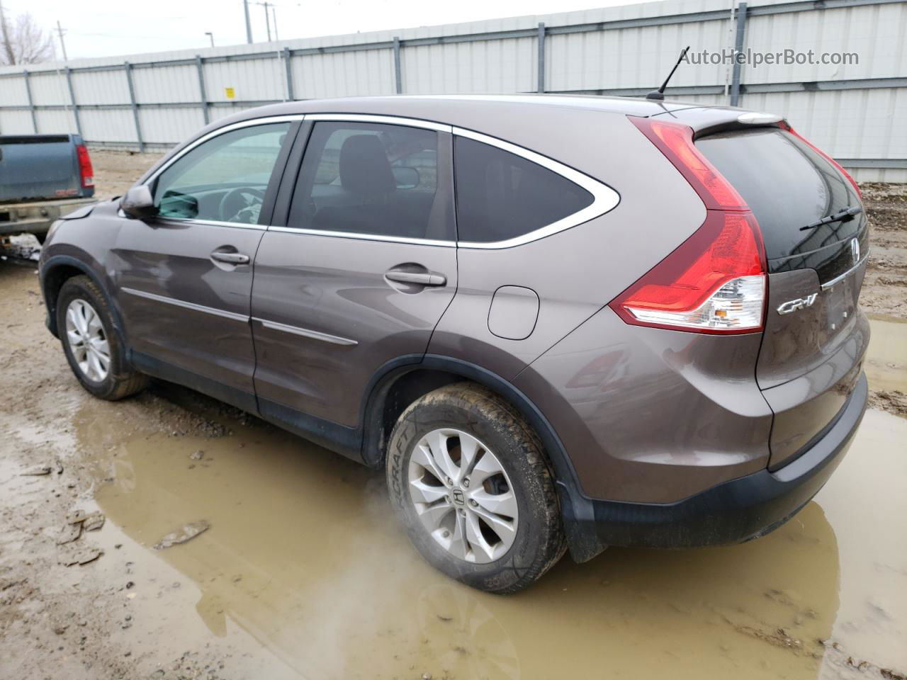 2013 Honda Cr-v Ex Brown vin: 5J6RM4H52DL052280